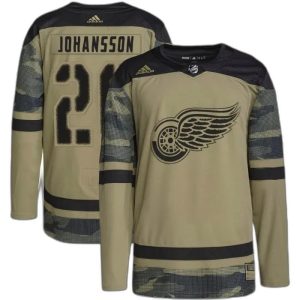 Buy  Albert Johansson Detroit Red Wings For Men Adidas Camo Military Appreciation Practice Authentic Jersey  Online