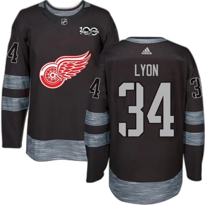 Shop Alex Lyon Detroit Red Wings Youth Black 1917-2017 100th Anniversary Authentic Jersey Online Buy Alex Lyon Detroit Red Wings Youth Black 1917-2017 100th Anniversary Authentic Jersey Online