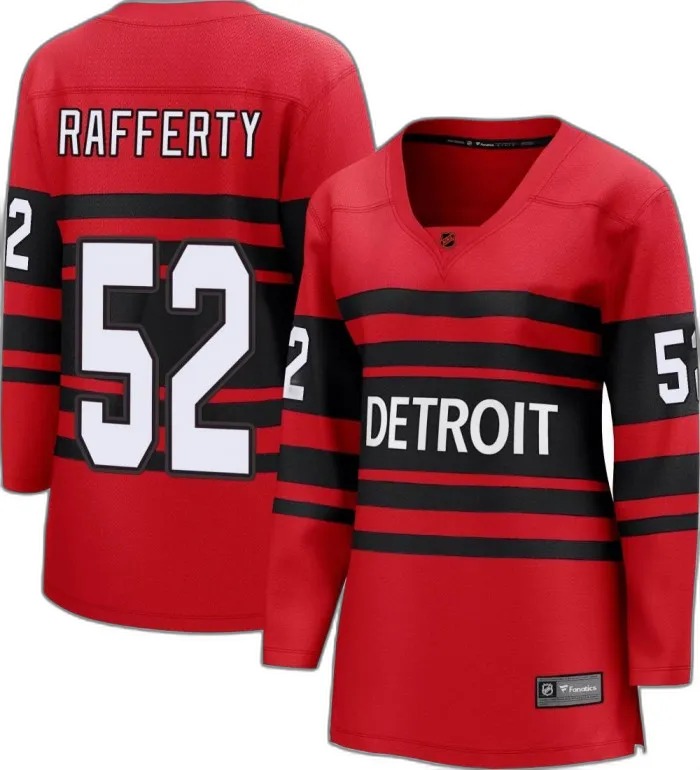 Shop Brogan Rafferty Detroit Red Wings Women’S Fanatics Branded Red Special Edition 2.0 Jersey Breakaway Online Buy Brogan Rafferty Detroit Red Wings Women’S Fanatics Branded Red Special Edition 2.0 Jersey Breakaway Online