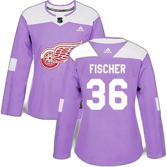 Shop Christian Fischer Detroit Red Wings Women’S Adidas Purple Hockey Fights Cancer Practice Authentic Jersey Online Buy Christian Fischer Detroit Red Wings Women’S Adidas Purple Hockey Fights Cancer Practice Authentic Jersey Online