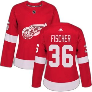 Buy  Christian Fischer Detroit Red Wings Women’S Adidas Red Home Authentic Jersey  Online