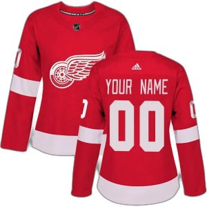 Buy  Custom Detroit Red Wings Women’S Adidas Red Home Authentic Jersey  Online
