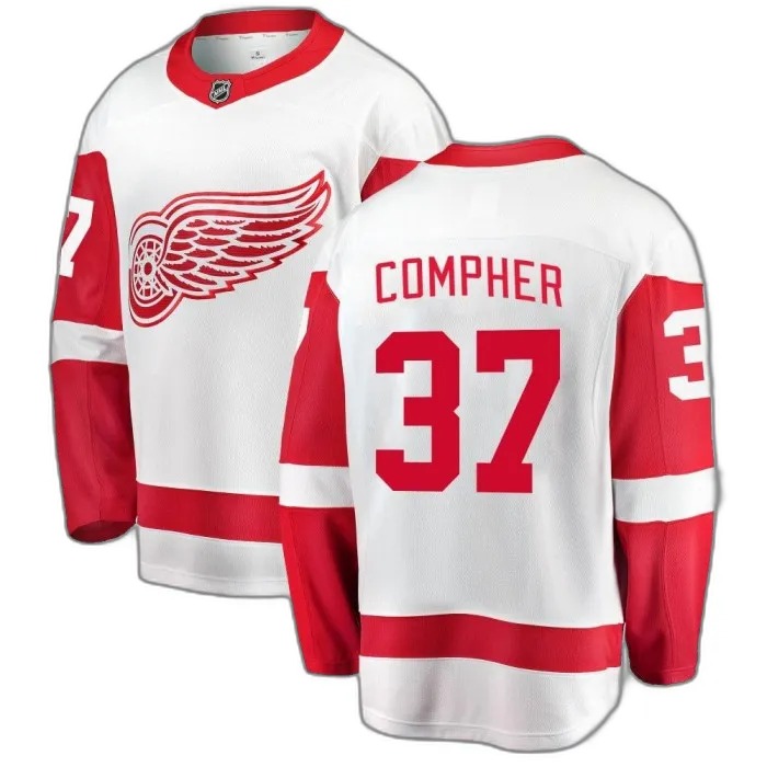 Shop J.T. Compher Detroit Red Wings For sale Men Fanatics Branded J.T. Compher White Away Jersey Breakaway Online Buy J.T. Compher Detroit Red Wings For sale Men Fanatics Branded J.T. Compher White Away Jersey Breakaway Online