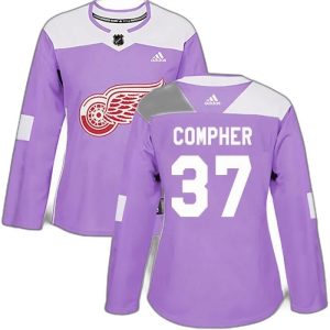 Shop J.T. Compher Detroit Red Wings Women’S Adidas J.T. Compher Purple Hockey Fights Cancer Practice Authentic Jersey Online Buy J.T. Compher Detroit Red Wings Women’S Adidas J.T. Compher Purple Hockey Fights Cancer Practice Authentic Jersey Online
