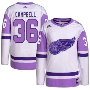 Shop Jack Campbell Detroit Red Wings For Men Adidas White Purple Hockey Fights Cancer Primegreen Authentic Jersey Online Buy Jack Campbell Detroit Red Wings For Men Adidas White Purple Hockey Fights Cancer Primegreen Authentic Jersey Online