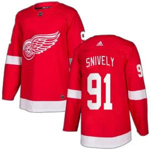Buy  Joe Snively Detroit Red Wings Men sale Adidas Red Home Authentic Jersey  Online