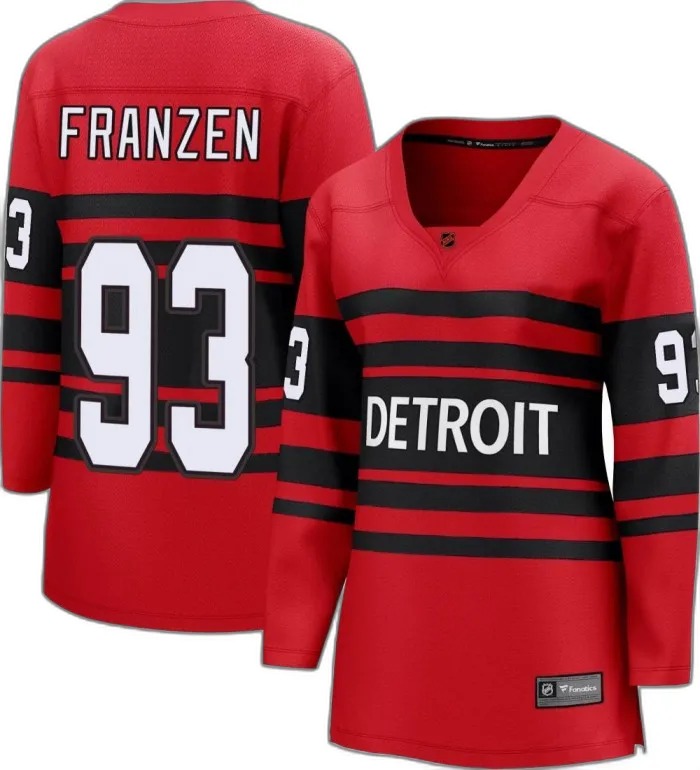 Shop Johan Franzen Detroit Red Wings Women’S Fanatics Branded Red Special Edition 2.0 Jersey Breakaway Online Buy Johan Franzen Detroit Red Wings Women’S Fanatics Branded Red Special Edition 2.0 Jersey Breakaway Online