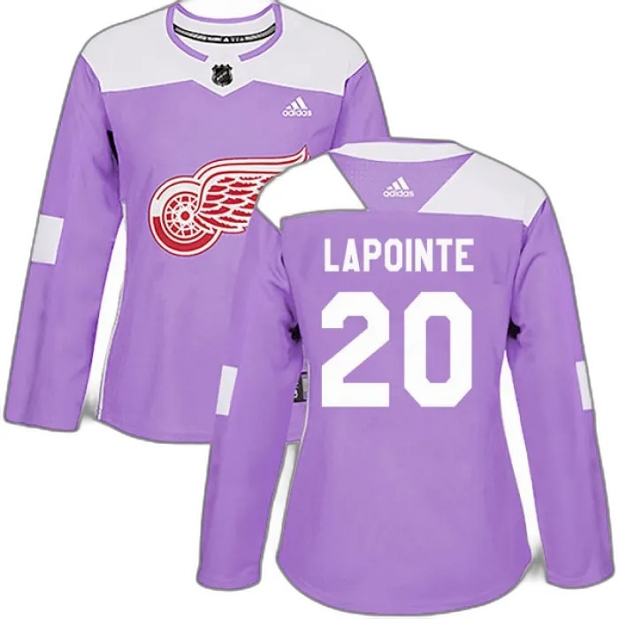 Shop Martin Lapointe Detroit Red Wings Women’S Adidas Purple Hockey Fights Cancer Practice Authentic Jersey Online Buy Martin Lapointe Detroit Red Wings Women’S Adidas Purple Hockey Fights Cancer Practice Authentic Jersey Online