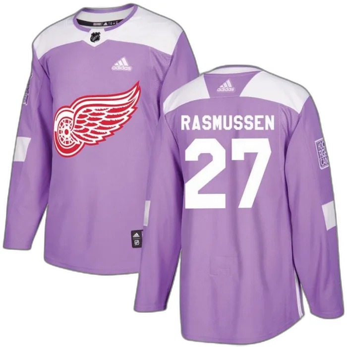 Shop Authentic Jersey Michael Rasmussen Detroit Red Wings Youth Adidas Purple Hockey Fights Cancer Practice Online Buy Authentic Jersey Michael Rasmussen Detroit Red Wings Youth Adidas Purple Hockey Fights Cancer Practice Online