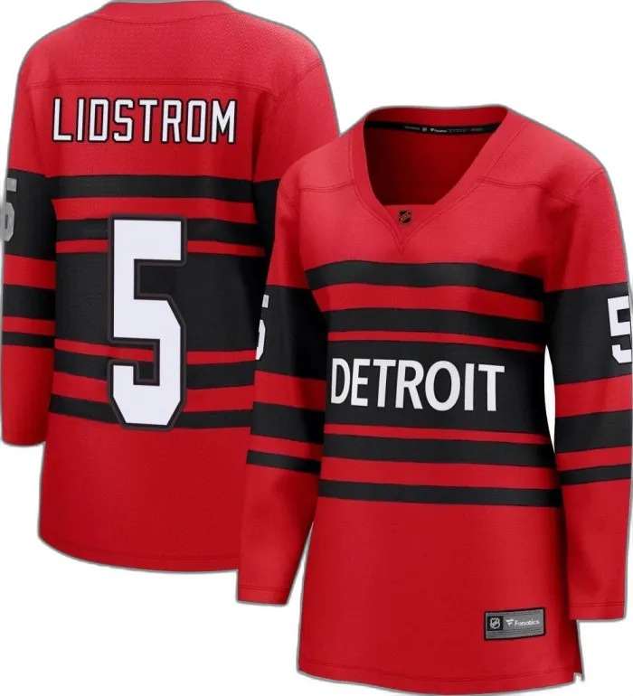 Shop Nicklas Lidstrom Detroit Red Wings Women’S Fanatics Branded Red Special Edition 2.0 Jersey Breakaway Online Buy Nicklas Lidstrom Detroit Red Wings Women’S Fanatics Branded Red Special Edition 2.0 Jersey Breakaway Online