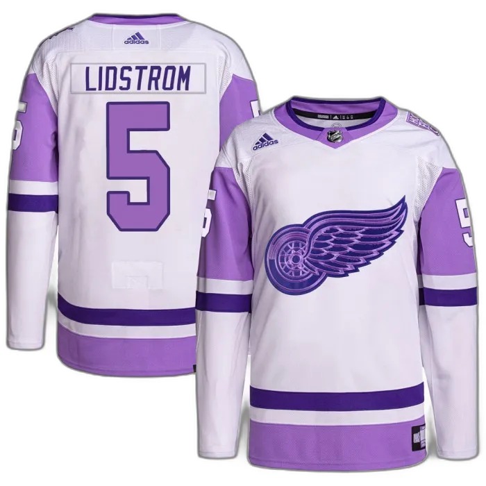 Shop Nicklas Lidstrom Detroit Red Wings Youth Adidas White Purple Hockey Fights Cancer Primegreen Authentic Jersey Online Buy Nicklas Lidstrom Detroit Red Wings Youth Adidas White Purple Hockey Fights Cancer Primegreen Authentic Jersey Online