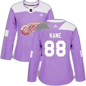 Buy  Patrick Kane Detroit Red Wings Women’S Adidas Purple Hockey Fights Cancer Practice Authentic Jersey  Online
