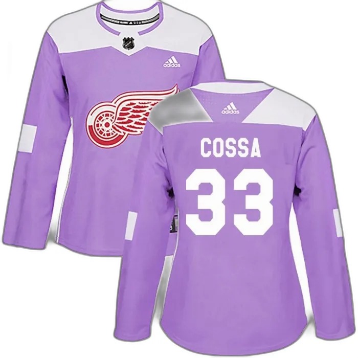 Shop Sebastian Cossa Detroit Red Wings Women’S Adidas Purple Hockey Fights Cancer Practice Authentic Jersey Online Buy Sebastian Cossa Detroit Red Wings Women’S Adidas Purple Hockey Fights Cancer Practice Authentic Jersey Online