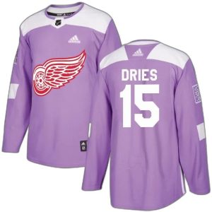 Buy  Sheldon Dries Detroit Red Wings Youth Adidas Purple Hockey Fights Cancer Practice Authentic Jersey  Online